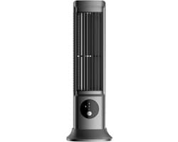 Torenventilator - Mobiele Airco Bladloze Ventilator - Persoonlijke Koeling - 2-in-1 Stand/Lig Ontwerp - 27 x 8 x 6 cm