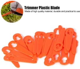 Dailygoods - Trimmerkopbladen - Vervangingsbladen voor grasmaaier - Oranje - Duurzaam kunststof - 24-delige set - Geschikt voor Polycut 2-2 - Herbruik... — thumbnail 4