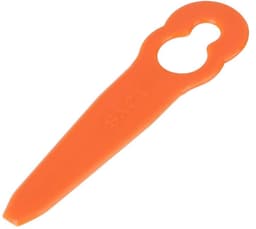 Dailygoods - Trimmerkopbladen - Vervangingsbladen voor grasmaaier - Oranje - Duurzaam kunststof - 24-delige set - Geschikt voor Polycut 2-2 - Herbruik... — thumbnail 3