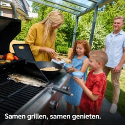 Landmann Triton PTS 3.1 Gas BBQ - Zijbrander - 3 Branders - 140 cm - Edelstaal - Gietijzeren Rooster — thumbnail 4