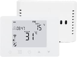 Slimme Thermostaat - App Bediening - Klimaatbeheer - Wandmontage Ontwerp - Digitaal Display - Wit — thumbnail 5