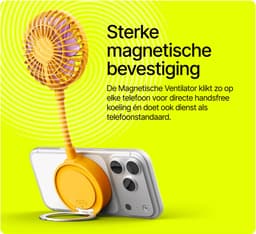 Fresh 'n rebel Magnetic Fan - Tropical Yellow — thumbnail 4