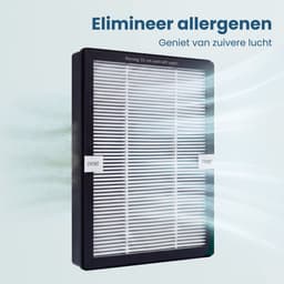 Auronic HEPA 13 Filter - Geschikt voor Auronic 2-in-1 Ventilator - 2 Stuks - 19,2 x 12,8 cm — thumbnail 3