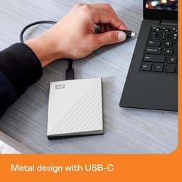 Externe Harde Schijf - Draagbare Opslag - Bestanden Opslaan - Hardware Versleuteling - 1 TB - Zilver — thumbnail 3
