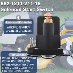 Dailygoods- Startrelais Vervanging voor MTD/John Deere/Cub Cadet - 12 V Magneetschakelaar - Grasmaaier - Gazontractor - Compatibel met diverse modellen — thumbnail 4