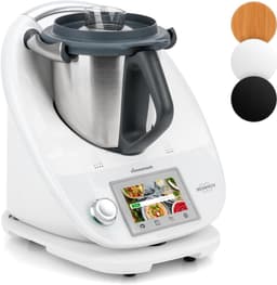 Glijplank voor Thermomix - Keukenmachine plank - Apparaat Verplaatsen - Met Wielen - 35 x 30 cm - Wit — thumbnail 1