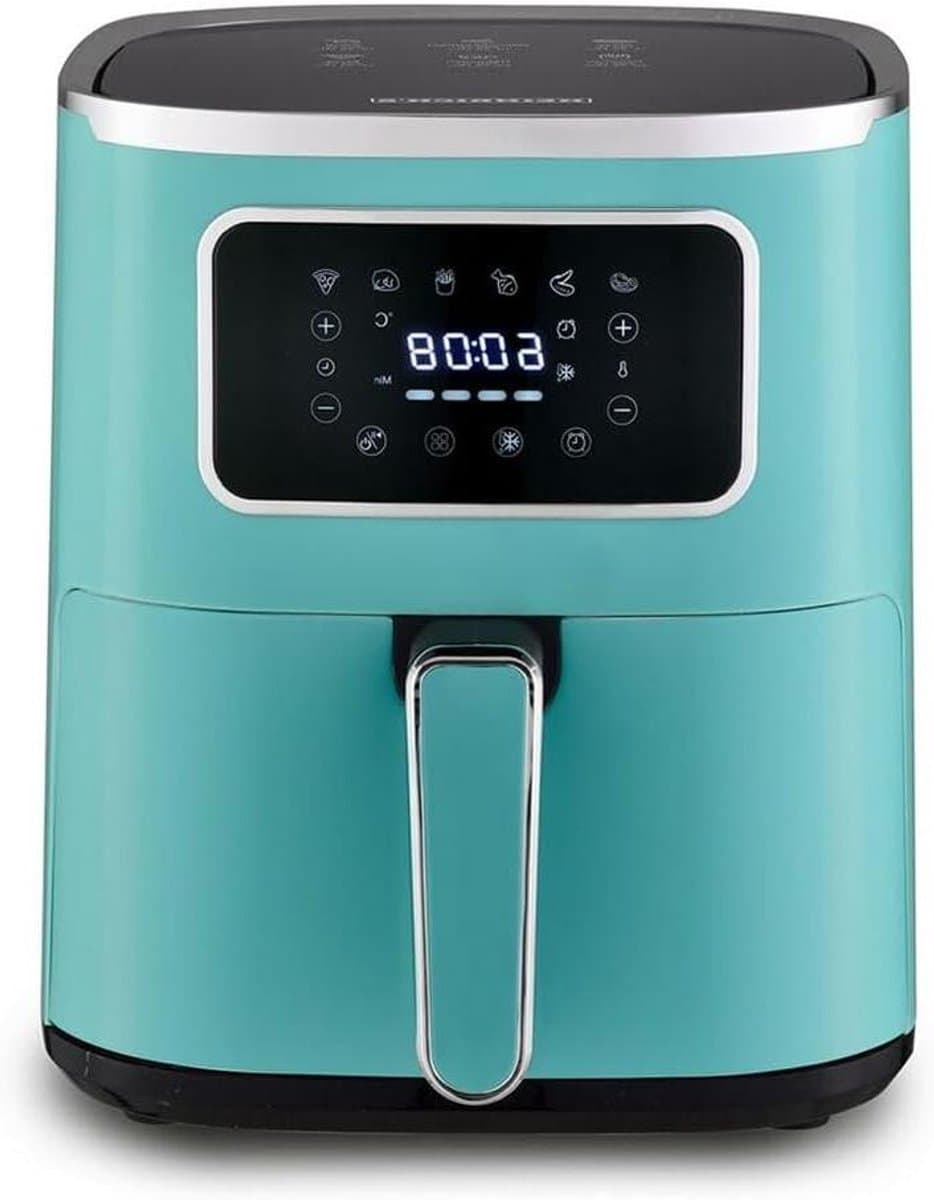 Luchtfriteuse - Heteluchtoven - Gezond Frituren - 8 Programma's - 5 Liter - Groen — afbeelding 1