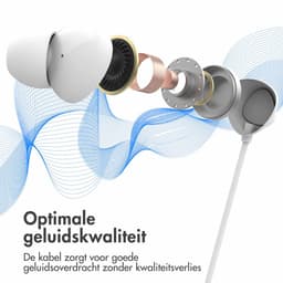 imoshion Bedrade Oordopjes met USB-C Aansluiting - In-Ear Oortjes met Draad - Wit — thumbnail 4