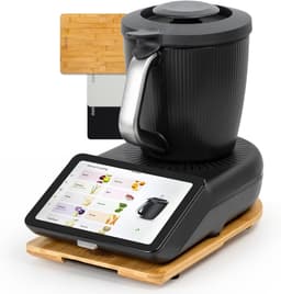 Keukenmachine Plank - Glijplank Rollen - Apparaat Verplaatsen - Soepel Krachtbesparend - 40 x 25 cm - Zwart — thumbnail 2