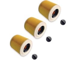 Stofzuiger filters - Wasbare filter - Schoonmaken - Herbruikbaar - 3 stuks - Wit