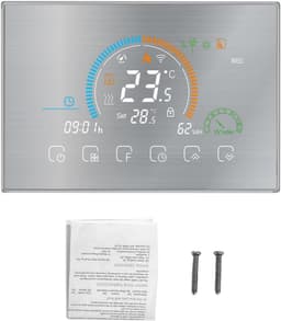 Slimme Thermostaat - Verwarming Controller - Energie Besparen - App Bediening - 5-35 Graden - Zwart — thumbnail 1