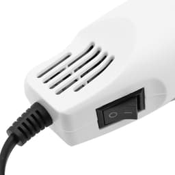 Dailygoods- Heat Gun Mini - Draagbaar Warmtepistool - Roestvrijstalen Mondstuk - Intrekbare Standaard - Temperatuurbereik 100℃-300℃ - Geschikt Voor Doe-Het-Zelf - Krimppistool — thumbnail 3