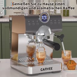 Compacte Pistonmachine met Melkopschuimer - Espressomachine - 20 Bar - 1.5 Liter - Snelverwarmend - 1200W — thumbnail 3
