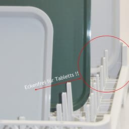 Vaatwasser mand - Spoelmand Horeca - Hygiënisch Servies Wassen - Universeel Stapelbaar - 50x50x10 cm - Lichtgrijs — thumbnail 3