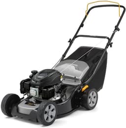 Benzine grasmaaier - Duwmaaier - Gazon onderhoud - Stalen maaidek - 41 cm maaibreedte - Zwart — thumbnail 1