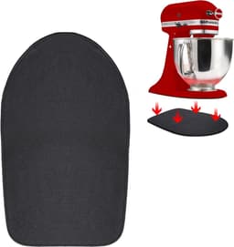 Schuifmat Keukenmachine - Mixer Pad - Apparaat Verplaatsen - Speciaal Ontworpen - 34 x 21 cm - Rood — thumbnail 1