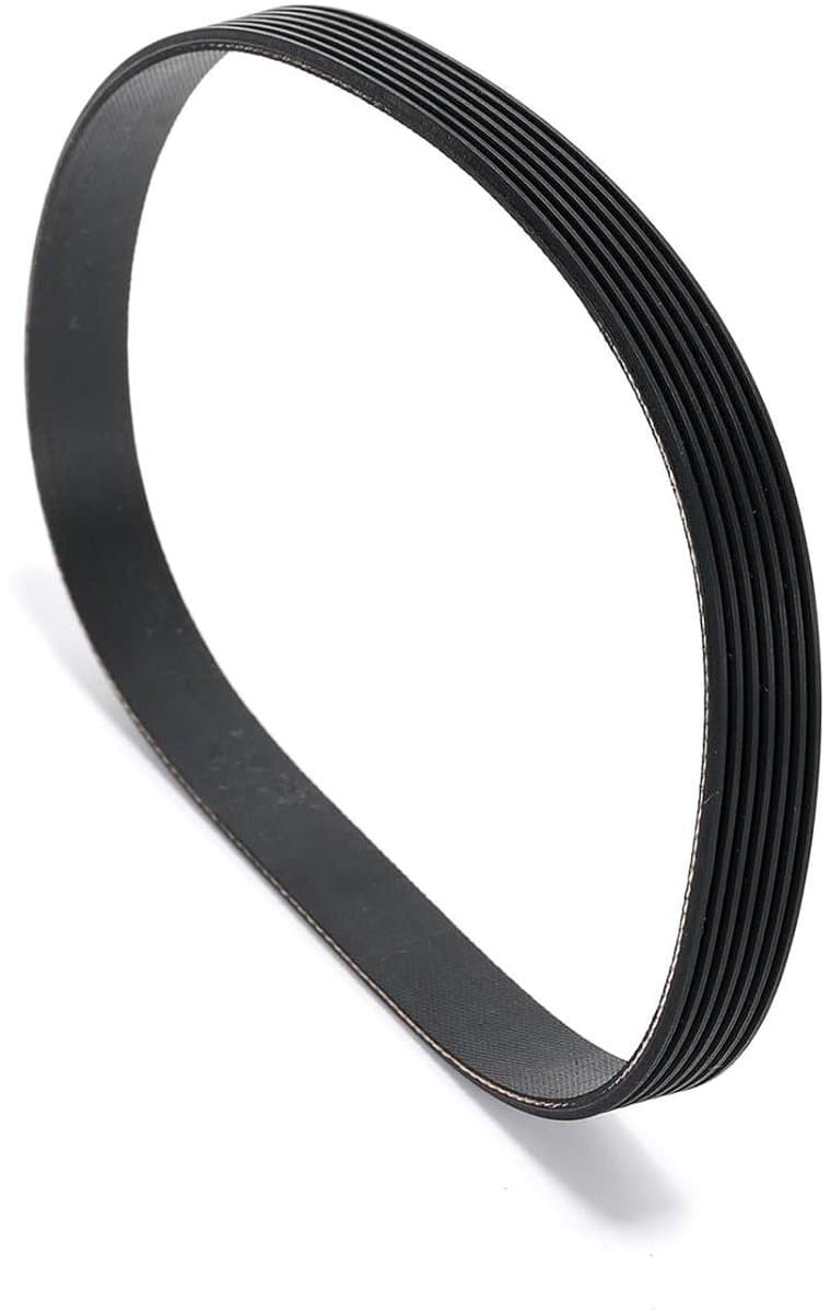 Grasmaaier Aandrijfriem - V-snaar Rubberen Riem - Motor Aandrijven - 7 Ribbels - 490 mm Omtrek 16 mm Breedte - Zwart — afbeelding 1