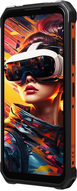 FOSSiBOT F110L Robuuste Smartphone - Dual SIM - 4GB RAM - 128GB ROM - 10000mAh - 6,745 inch HD+ IPS Scherm - IP68 Waterdicht Telefoon -Android 15- GPS,NFC,OTG -oranje — thumbnail 3
