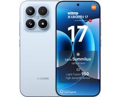 Xiaomi 17 - 12 GB RAM - 512 GB - Blauw - Leica Summilux optical lens - Light Fusion 950 high dynamic sensor - Snapdragon® 8 Elite Gen 5 Mobile Platform