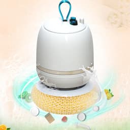Vaatwasser Schoonmaakbal - Kleine Keuken Apparaat - Snel Afwassen - Waterdicht Ontwerp - Compact Formaat - Blauw/Roze/Goud — thumbnail 5