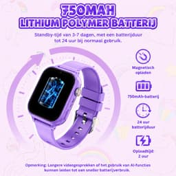 Vashoy T53-Kinderhorloge-Nieuwe smartwatches voor kinderen met GPS-videogesprek-SOS-Leermodus-App om te downloaden-Cadeaus voor kinderen van 5 tot 16 jaar — thumbnail 2