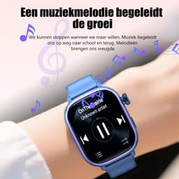 Vashoy T86-2026 Smartwatch voor kinderen-speciaal ontworpen voor kinderen-voorzien van GPS-tracking en een simkaart-SOS-functie-bijbehorende app beschikbaar-scherm van 368×448 pixels-het ideale cadeau. — thumbnail 4