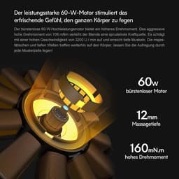 Massagepistool - Spierontspanning Tool - Herstel Bevorderen - Incl. Laadstation - Niet gespecificeerd - Zwart — thumbnail 2