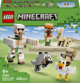 LEGO Minecraft - Kipberijder woestijnaanval Constructiespeelgoed — thumbnail 1