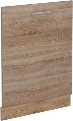 Vaatwasser Frontpaneel - Keukenfront R-Line - Keuken Integratie - Aanpasbare Keukenoplossing - 60 cm Breed - Sonoma Eiken — thumbnail 1