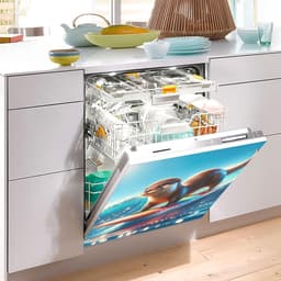 Vaatwasser Magneet - Keuken Decor - Keuken Opvrolijken - Krasbestendige Laag - 58 x 66 cm - Otter Surfen — thumbnail 5