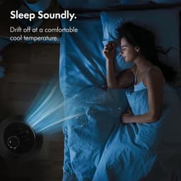 Torenventilator - Staande ventilator - Ruimte verkoelen - 60° Oscillerend - 80 cm hoog - Zwart — thumbnail 3