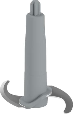 Mini Hakmachine - Keuken chopper - Snel ingrediënten hakken - Roestvrijstalen messen - 0.5 L - Wit — thumbnail 5