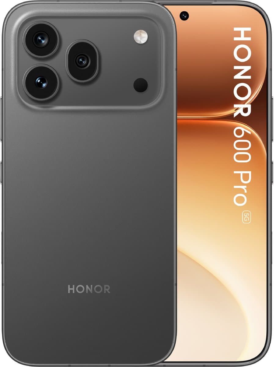 HONOR 600 Pro 5G Smartphone 12GB RAM 512GB Zwart 200MP OIS Camera Snapdragon 8 Elite — afbeelding 1