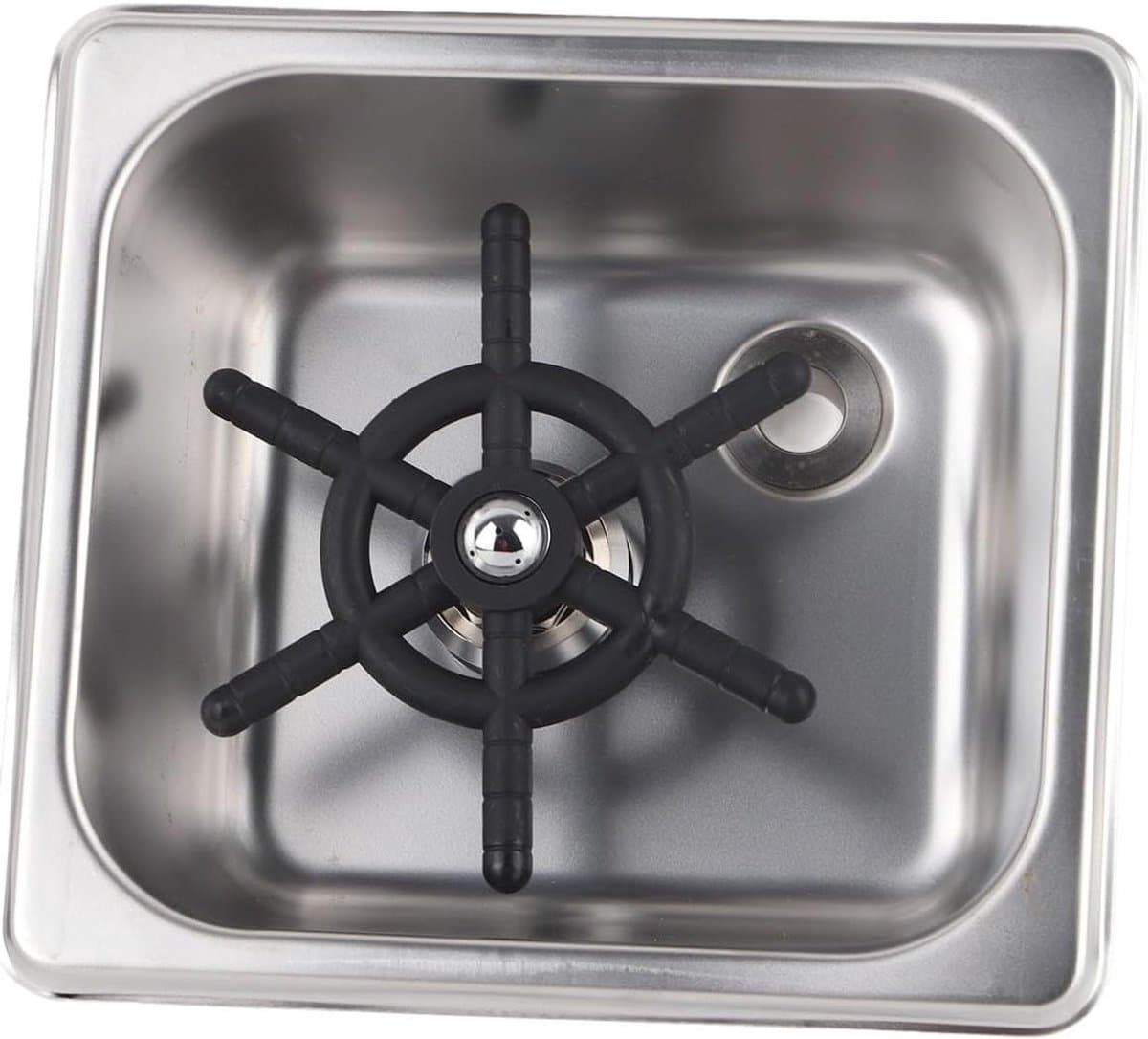Automatische Bekerreiniger - Glazen Wasmachine - Snel Glazen Wassen - Hogedruk Reiniging - 17.5 cm - Zilver — afbeelding 1