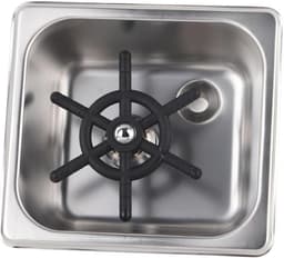 Automatische Bekerreiniger - Glazen Wasmachine - Snel Glazen Wassen - Hogedruk Reiniging - 17.5 cm - Zilver — thumbnail 1