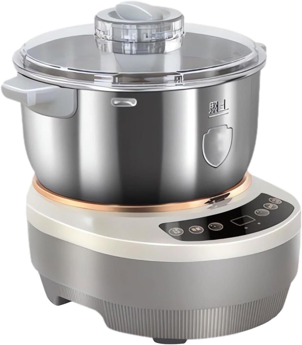 Deegmaker en Mixer - Kneedmachine Keukenmachine - Thuis Bakken - Intelligente Temperatuurregeling - 5L of 7L - Zilver — afbeelding 1