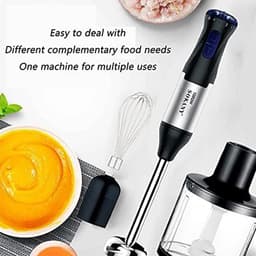 Keukenmachine - Staafmixer - Gerechten Bereiden - 4-in-1 Multifunctioneel - 700 ml - Multicolor — thumbnail 5