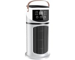 Persoonlijke Airco - Mini Koeler Ventilator - Persoonlijke Koeling - Verdampingskoeling - 17.7 x 21.4 x 17.7 cm - Wit
