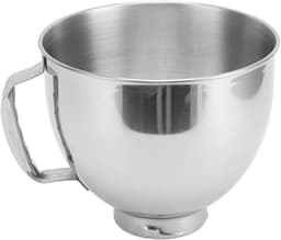 Mengkom Roestvrijstaal - Mixer Kom - Bakken Thuis - Met Handgrepen - 4.5Q en 5QT - Zilver — thumbnail 1