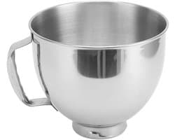 Mengkom Roestvrijstaal - Mixer Kom - Bakken Thuis - Met Handgrepen - 4.5Q en 5QT - Zilver