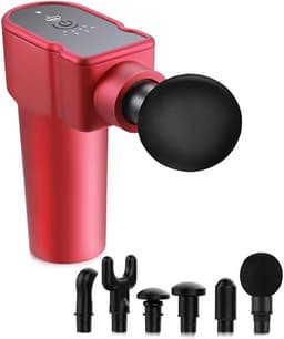 Massage Gun - Spier Stimulator - Spierherstel Bevorderen - Stil en Krachtig - 22 x 16 x 6cm - Rood — thumbnail 1