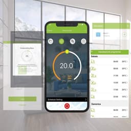 Slimme Thermostaat - Verwarming Regelaar - Energie Besparen - App Bediening - 4.8 Inch LCD - Wit — thumbnail 3