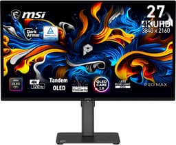 MSI PRO MAX 271UPX12G - 4K OLED Monitor - 120hz - USB-C 15W PD - 27 inch — thumbnail 1
