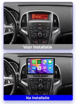 Autoradio 4/64GB met Carplay en Android Auto | Geschikt voor Opel Astra J 2009-2016 | radio scherm met navigatie | 2009 2010 2011 2012 2013 2014 2015 2016 | Vauxhall Buick Verano gtc opc — thumbnail 3