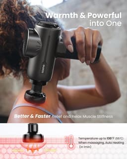Massagegeweer met warmtefunctie voor spierontspanning en herstel - Beste Cadeau — thumbnail 2