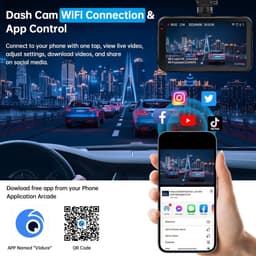 Dashcam voor Auto - Dual - Camerabewaking - Full HD - Zwart — thumbnail 3
