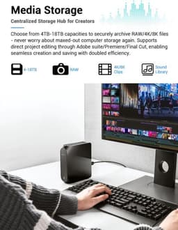 Externe Harde Schijf 6TB - 7200 RPM - 3.5 Inch - ABS Behuizing - USB 3.0 A - Voor Pc En Mac — thumbnail 3