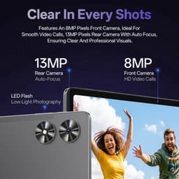 Tablet Android 11 Inch 4 GB RAM 128 GB Opslag IPS Scherm Dual Band WiFi Bluetooth GPS — thumbnail 4