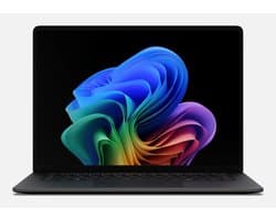 Microsoft Surface Laptop 8 Copilot+ PC Snapdragon 38,1 cm (15) Touchscreen 64 GB LPDDR5x-SDRAM 1 TB SSD Wi-Fi 7 (802.11be) Windows 11 Pro Zwart