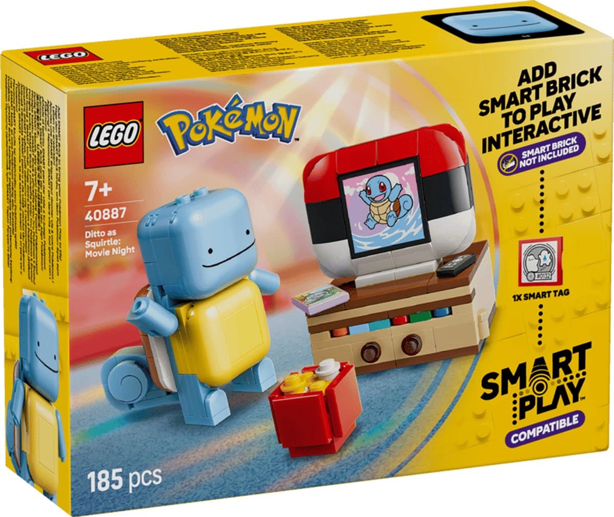 LEGO Pokemon 40887 - Ditto as Squirtle: Movie Night - Smart Play — afbeelding 1